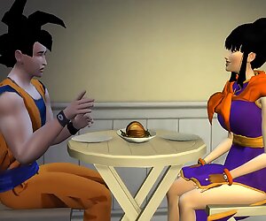 Tej esposa perra follada por vegeta mientra habla por telé fono con su marido goku netorare hentai
