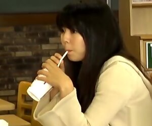 Asian teen rubs her cunt