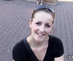 Stellar czech nympho gets tempted in the mall and rode in pov