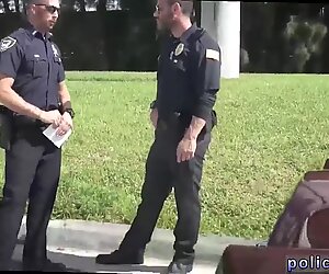 Police fucks gay teen movie and man sax Suspect on the Run, Gets Deep